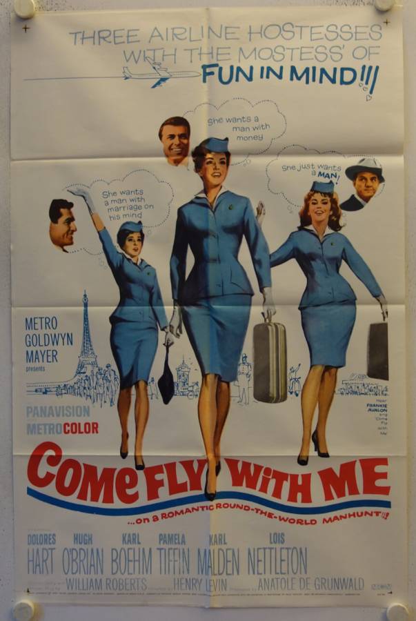 Flieg mit mir ins Glück originales US Onesheet Filmplakat